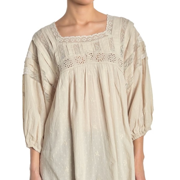 Free People | Ivory Azalea Lace Tunic NWT | Medium - Picture 2 of 10